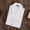 New Men Bathrobe Pajamas Cotton Gown Casual Sleepwear Mens Lounge Wear Man Loungewear Nightgown Male Bathrobe Kimono Robe Waffle
