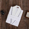 New Men Bathrobe Pajamas Cotton Gown Casual Sleepwear Mens Lounge Wear Man Loungewear Nightgown Male Bathrobe Kimono Robe Waffle