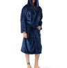 Winter Autumn Hooded Female Flannel Kimono Robe Lovers Couple Women Men Nightgown Bath Gown Sleepwear Large Long Nightwear Black