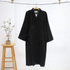 New Men's Cotton Yarn Sleeping Gown Thin Summer Cotton Kimono Bathrobe Mens Robes Long Bath Robe Loose Leisure Nightgown