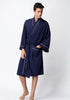 Sell like hot cakes  man's pajamas with a solid color nightgown Long-sleeved men's pajamas fall and winter sleeping clothes