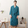 Hot Sale Loves Cotton Nightgown Summer Kimono Robe Bathrobe Gown Man&Wome Casual Sleepwear Solid Home Clothes Loose Nightwear