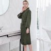 Hot Sale Loves Cotton Nightgown Summer Kimono Robe Bathrobe Gown Man&Wome Casual Sleepwear Solid Home Clothes Loose Nightwear