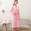 Hot Sale Loves Cotton Nightgown Summer Kimono Robe Bathrobe Gown Man&Wome Casual Sleepwear Solid Home Clothes Loose Nightwear