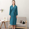 Hot Sale Loves Cotton Nightgown Summer Kimono Robe Bathrobe Gown Man&Wome Casual Sleepwear Solid Home Clothes Loose Nightwear