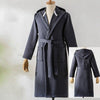 Winter Thickening Warm Flannel Hooded Bathrobe Men 100% Cotton Gown Kimono Bathrobe Male Sleepwear Nightgown Homme Autumn Winter