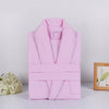 Men's Robe Sleep Bathrobes 100% Cotton Waffle Bathrobe Kimono long design Couple Nightgown Plus Size Robe Summer