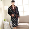 2019 Autumn winter Fleece flannel nightgown Couple bathrobe pajamas Comfortable Warm Cardigan robe sleepwear 062604