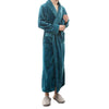 Winter Thick Warm Female Male Coral Fleece Kimono Robe Lover Couple Nightgown Bath Gown Sleepwear Large Long Nightwear 2019 Robe
