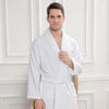 Cotton men bathrobe pijamas XXL plus size long thick winter towel fleece nightgown bridesmaid kimono robe white lovers soft