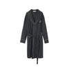 2019 New Autumn cotton Bathrobe Mens letters Print Pajamas Kimono Male Turn-down Collar Nightgown gray simple men bathrobe