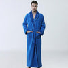 Extreme Long Men Bathrobe Warm Winter Nightgown Towel Flannel Sleepwear Kimono Peignoir Bridesmaid Bath Robe Dressing Gown