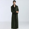 Extreme Long Men Bathrobe Warm Winter Nightgown Towel Flannel Sleepwear Kimono Peignoir Bridesmaid Bath Robe Dressing Gown