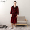 Women & Men Winter Gold Velvet Warm Robe Lovers Couple Nightgown Bathrobe Gown Sleepwear Nightwear Men's Sleep & Lounge Robes