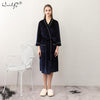 Women & Men Winter Gold Velvet Warm Robe Lovers Couple Nightgown Bathrobe Gown Sleepwear Nightwear Men's Sleep & Lounge Robes