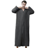 Purple Winter Couple Warm Robe Gown Long Sleeve Flannel Thick Sleepwear Nightgown Loose Lovers Fashion Yukata Sleep Shirt M-XL
