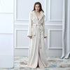 America Style Hooded Sleep Shirt Flannel Warm Thick Nightgown Fashion Kimono Bathrobe Yukata Gown Loose Sleepwear Oversize M-XL