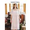 2019 Cotton Vintage Half Sleeve Nightgown Spring Women Sweet Princess Home Wear Night Dress Female Lace Elegant Nightdress H831