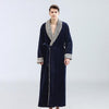 New Arrival Men Coral Fleece Robe Kimono Gown Winter Thick Warm Nightgown Sleepwear Man Casual Home Wear Fur Neck Bath Robes
