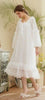 EFIOLY Sleepwear Lace Dress Gown Elegant Nightgown Princess Dress Dress Vintage Lace Gown Bride Bridesmaid Nightgow High Quality
