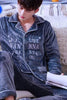 Male Pajamas Men Warm Thickened Sleepwear Suit Long Sleeve Coral Fleece Flannel Leisure Autumn Winter Nightgown Household H5633