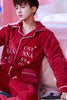 Male Pajamas Men Warm Thickened Sleepwear Suit Long Sleeve Coral Fleece Flannel Leisure Autumn Winter Nightgown Household H5633