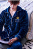 Male Pajamas Men Warm Thickened Sleepwear Suit Long Sleeve Coral Fleece Flannel Leisure Autumn Winter Nightgown Household H5633