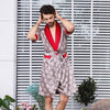 Short Sleeve Nightgown Men's Pajamas Summer Men Robe Silk Ice Pajamas Mens Kimono Men's Long Silky Gown Buy China Direct