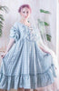 Free Shipping 2017 New Princess  Women's Long Nightgown Pink and Green Sleepwear Vintage Lace Nightshirt Cotton Linen Pijamas