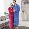 Sleepwear Men Sexy Modern Style Soft Men's Long-sleeved Solid Color Suit Foreign Trade Home Service Pajamas Nightgown #SS