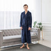 Sleepwear Men Sexy Modern Style Soft Men's Long-sleeved Solid Color Suit Foreign Trade Home Service Pajamas Nightgown #SS