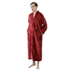 Sleepwear Men Sexy Modern Style Soft Men's Long-sleeved Solid Color Suit Foreign Trade Home Service Pajamas Nightgown #SS