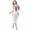 Women Nightgown Hot Nightwear Sexy Lingerie Lace Slits Nightdress V-neck Nightie Vintage Sleepwear Female Pijama embroidery