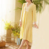 Women Cotton Lace Princess Elegant Nightgowns Nightdress Sleepwear Palace Dress Retro Vintage Chinese Style Long Sleeve Dress