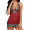 Sleepwear Gecelik Nightgowns Sleepshirts Women Sexy Lingerie Nightwear Underwear Vintage Lace Babydoll Nightwear Sling Backless