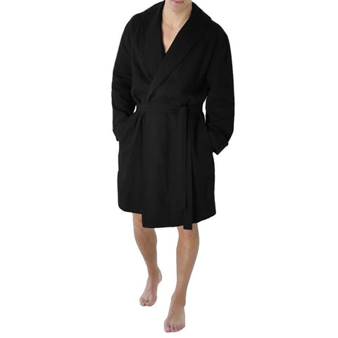Srogem Men Plus Size Cotton Bathrobes 2019 New Kimono Long Sleeve Sleepwear Nightgowns Homewear Pijama Hombre pijamas