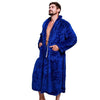 Men Casual Kimono Bathrobe Autumn Winter Flannel Long Robe Thick Warm Sleepwear Full Sleeve Nightgown Male Casual Home Wear