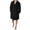 Men's cotton and linen long home robe pajamas Casual Pure Color Cotton Linen Long Bathrobe Home Nightgown Pajamas Robe #0712