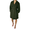 Men's cotton and linen long home robe pajamas Casual Pure Color Cotton Linen Long Bathrobe Home Nightgown Pajamas Robe #0712