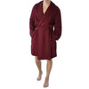 Men's cotton and linen long home robe pajamas Casual Pure Color Cotton Linen Long Bathrobe Home Nightgown Pajamas Robe #0712