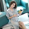 New Arrivals Silk Nightgowns Soft Home Dress Sexy Nightwear Women Sleepwear Solid Sleep Lounge Vintage Nightgown Female