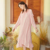 2019 new Women Cotton sweet Long Nightdress Female Vintage Lace Sleepwear Sweet Princess Nightgown Soft Elegant Sleepshirts