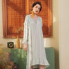 2019 new Women Cotton sweet Long Nightdress Female Vintage Lace Sleepwear Sweet Princess Nightgown Soft Elegant Sleepshirts