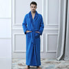 Winter Women Bathrobe Hooded Men Autumn Thick Warm Towel Fleece Sleepwear Long Robe Hotel Spa soft Long Nightgown Kimono robe
