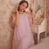 Women Sweet Palace Style Sleeping Dress Vintage Lolita Princess Sleepshirts Lace Mesh Nightgowns Nightdress Lounge Sleepwear