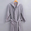Men's Bathrobe Hooded Winter Thick Warm Towel Fleece Nightwear Hotel Spa Cotton Bath robe Couples  Kimono Robe Long Nightgown