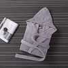 Men's Bathrobe Hooded Winter Thick Warm Towel Fleece Nightwear Hotel Spa Cotton Bath robe Couples  Kimono Robe Long Nightgown