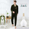 BERTHATINA 2018 Winter Autumn Fashion Men Solid Nightgown Men's Clothing Mens Pajamas Set Long Sleeve Pyjamas Pyjama Homewear