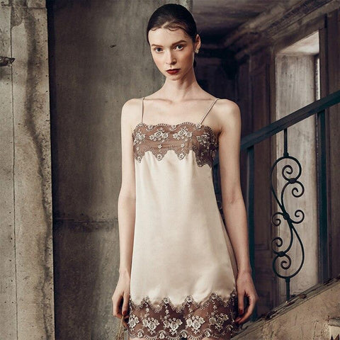 Sleep Wear Nightgowns Women Womens Lingerie Nightgown Sleeping Dress Sexy Sleepwear Night Gown Vintage Nighty Lace Nightwear