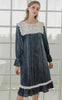 EFIOLY SY19A0027 Luxury Sleepwear Women Elegant Nighdress Autumn HomeWear Vintage Nightgown Long Sleeve Lace Ruffle Sleep Shirt
